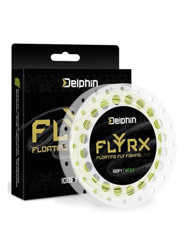 Delphin FLYRX Yellow WF7-F 100'' Плетена линия