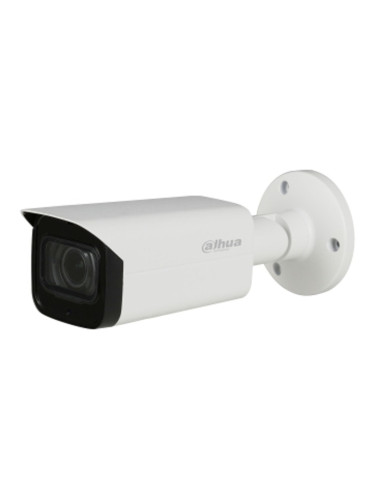 HDCVI камера Dahua HAC-HFW2802T-Z-A-3711, насочена "bullet" камера, 8MP (3840x2160/15fps), 3.7~11mm обектив, IR осветеност (до 80 метра), външен IP67 защита, вграден микрофон