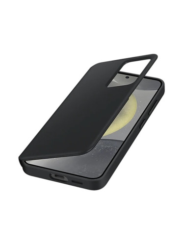 Калъф за Samsung Galaxy S24, пластмасов, Samsung Smart View Wallet, черен