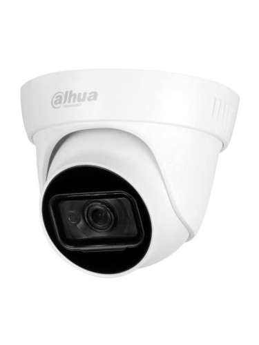 HDCVI камера Dahua HAC-HDW1800TL-A-0280B, куполна камера, 8 Mpix(3840x2160@15fps), 2.8mm обектив, IR осветеност (до 30м), външна IP67, вграден микрофон