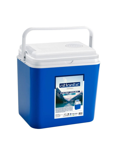 Хладилна кутия ATLANTIC, 30 литра, Активна, 12V, Охлаждане, Без BPA, Син