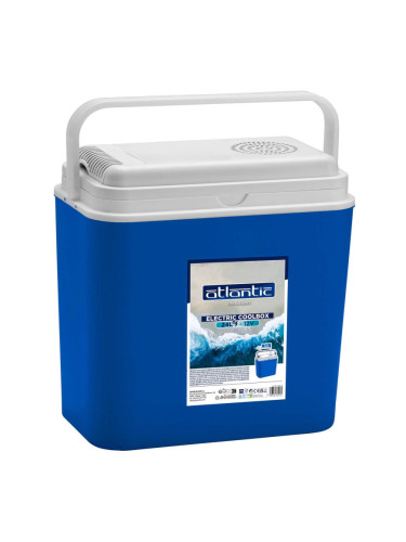 Хладилна кутия ATLANTIC, 24 литра, Активна, 12V, Охлаждане, Без BPA, Син