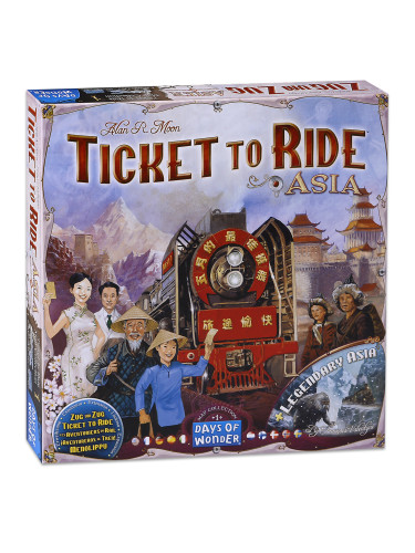  Разширение за настолна игра Ticket to Ride - Asia