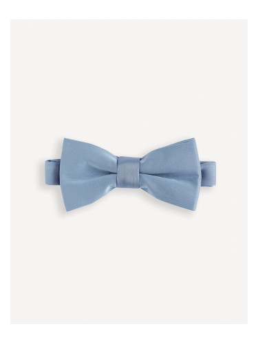 Light blue satin bow tie Celio Gibowsatin