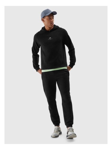 Men's 4F Organic Cotton Jogger Sweatpants - Black