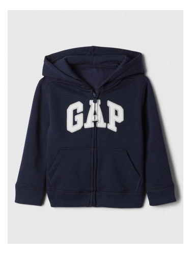Dark blue boys' sweatshirt with GAP logo