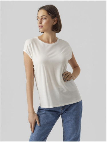 White women's T-shirt Vero Moda Ava