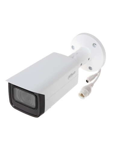 IP камера Dahua IPC-HFW1230T-ZS-2812-S5, насочена "bullet" камера, 2.1Mpix(1920x1080@25FPS), 2.8-12mm моторизиран обектив, H.265+/H.265/H.264+/H.264/MJPEG, IR осветеност (до 50m), външна IP67, PoE (802.3af), RJ-45 10/100Base-T, Micro SD слот до 256GB