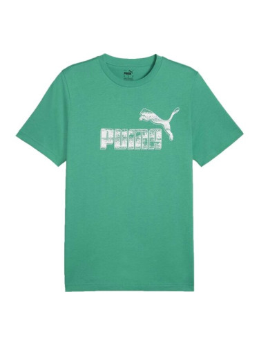 Puma GRAPHIC NO.1 LOGO TEE Мъжка тениска, зелено, размер