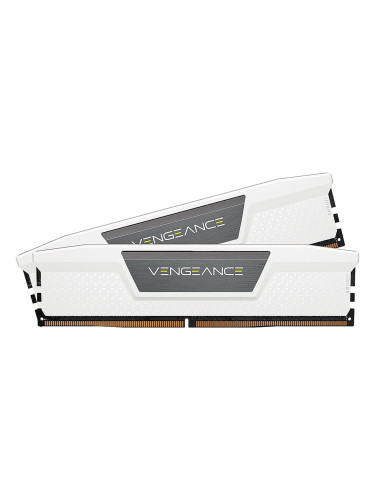 Памет Corsair Vengeance White, 32GB (2x16GB) DDR5 DRAM, 6000MHz, CL36,