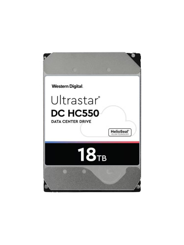 Хард диск WD Ultrastar DC HC550, 18TB, 7200rpm, 512MB, SATA 3, WUH7218