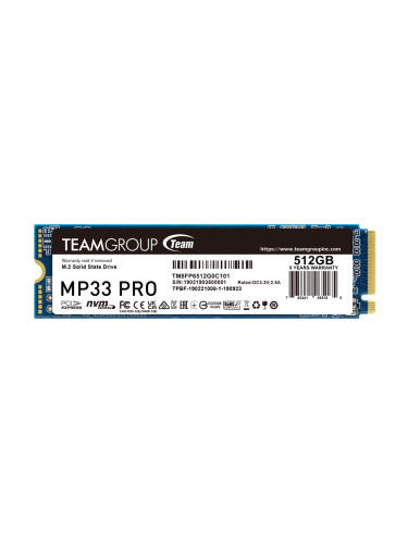 TEAM SSD MP33 PRO 512 M2 PCI-E