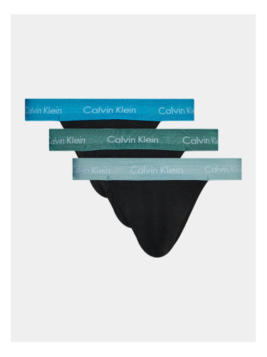 Calvin Klein Underwear Комплект 3 чифта слипове Jock Strap 000NB3363A Черен
