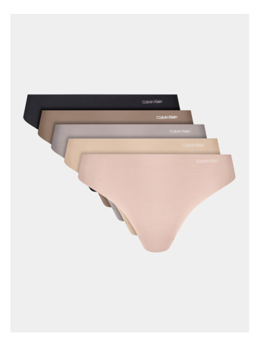Calvin Klein Underwear Комплект 5 чифта бикини тип прашка 000QD3556E Цветен