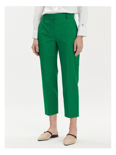 Tommy Hilfiger Текстилни панталони WW0WW40504 Зелен Straight Fit