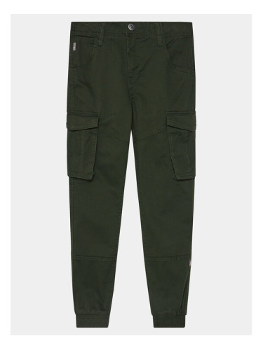 NAME IT Текстилни панталони Ryan 13151735 Зелен Regular Fit
