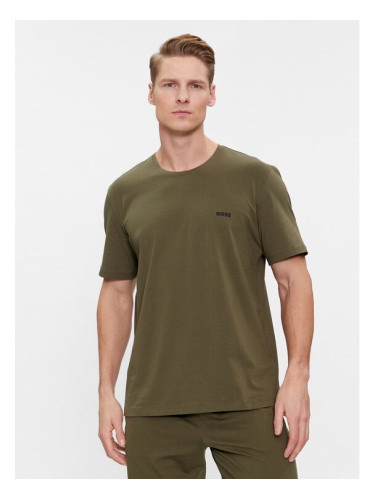 Boss Тишърт Mix&Match T-Shirt R 50515312 Зелен Regular Fit