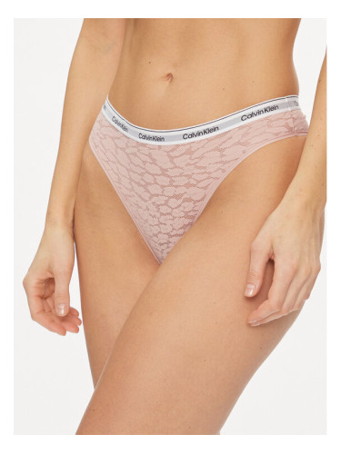 Calvin Klein Underwear Дамски бикини тип бразилиана 000QD5233E Розов