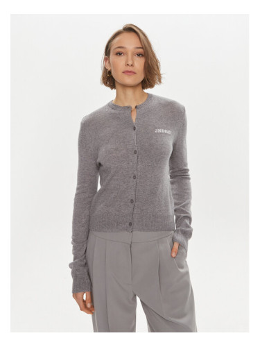 2NDDAY Кардиган Vinny 2000341408 Сив Regular Fit