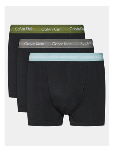 Calvin Klein Underwear Комплект 3 чифта боксерки Trunk 3Pk 0000U2662G Черен