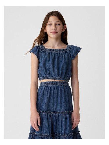GAP Children's Denim Crop Top - Girls