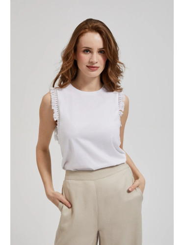 Marisse Women's Blouse L-Ts-4382 White