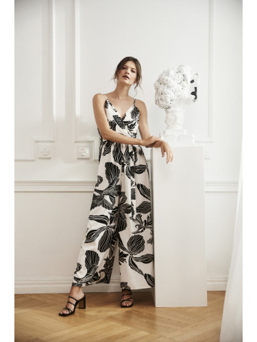 Marisse Women's Dress L-Su-4323 Black_White