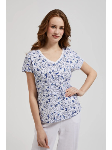 Marisse Women's Blouse L-Ts-4371 White