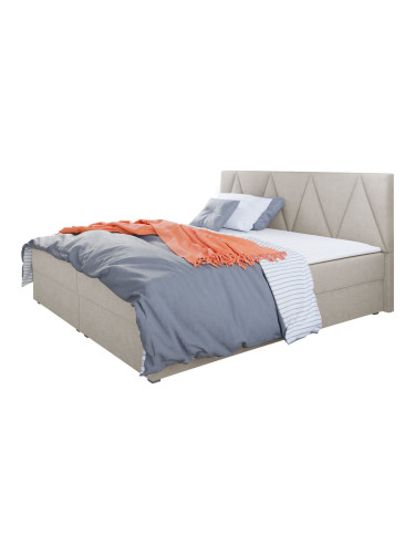 Тапицирано легло Fado III с матрак и подложка-160 x 200-Beige
