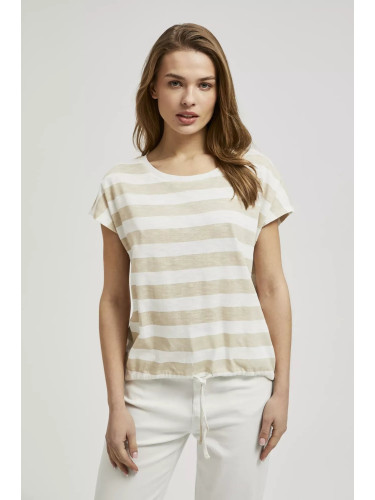 Women's T-shirt MOODO - light beige
