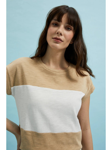 Marisse Women's Blouse L-Ts-4360 Beige