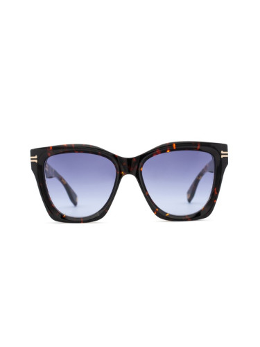 Marc Jacobs MJ 1000/S 086 GB 54 - квадратна слънчеви очила, дамски, кафяви