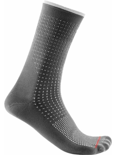 Castelli Premio 18 Sock Gunmetal Gray S/M Чорапи за колоездене