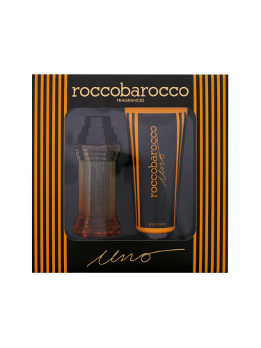 Roccobarocco Uno Подаръчен комплект EDP 100 ml + лосион за тяло 200 ml