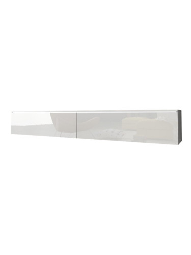 TV шкаф Dalia plus-White-White Glossy