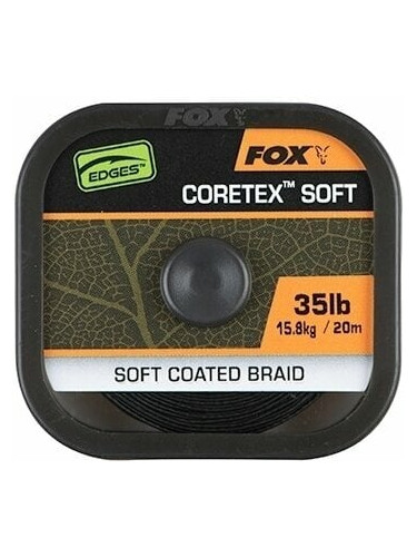 Fox Fishing Edges Naturals Coretex Soft 35 lbs-15,8 kg 20 m