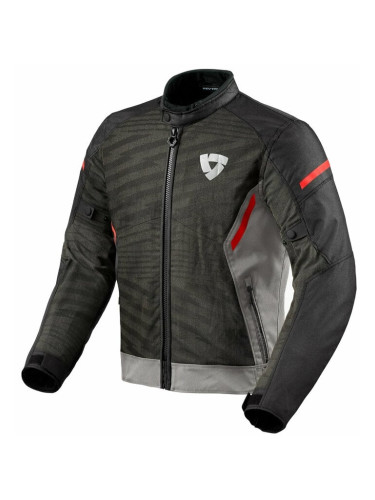 Rev'it! Jacket Torque 2 H2O Grey/Red XL Текстилно яке