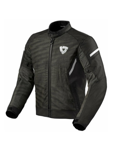 Rev'it! Jacket Torque 2 H2O Black/White M Текстилно яке