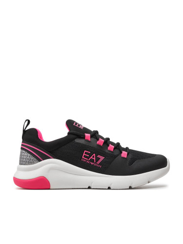 Сникърси EA7 Emporio Armani X8X180 XK389 M496 Black+Pink Fluo
