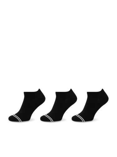 Комплект 3 чифта къси чорапи мъжки Pepe Jeans PMU30044 Черен