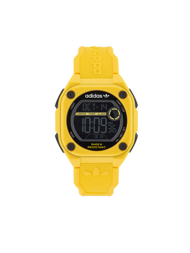 Часовник adidas Originals City Tech Two Watch AOST23060 Yellow