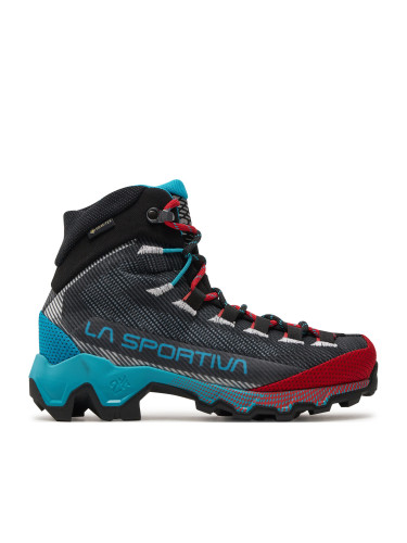 Туристически La Sportiva Aequilibrium Hike Woman Gtx GORE-TEX 44E900602 Carbon/Malibu Blue