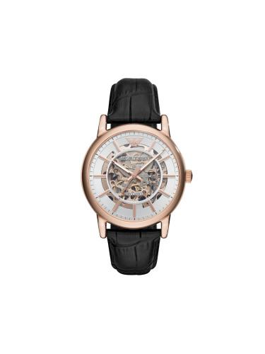 Часовник Emporio Armani Meccanico AR60007 Rose Gold/Black