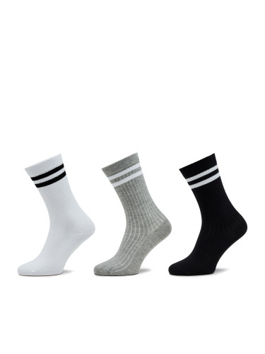 Комплект 3 чифта дълги чорапи мъжки Pepe Jeans Rib Cr 3P PLU3002 Multi 0AA