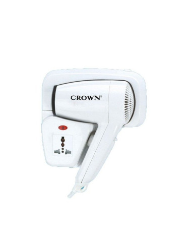 Сешоар Crown CHD-1201 WS, 1200W, терморегулатор, автоматичен предпазител, бял
