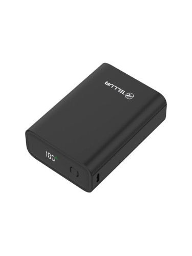 Външна батерия/power bank/ Tellur Compact Pro PD701, 10000mAh, черна, 22.5W, 1x USB-C