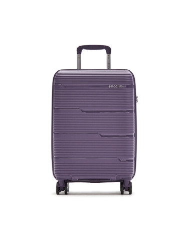 Puccini Самолетен куфар за ръчен багаж PP023C Виолетов