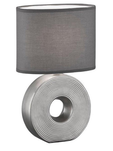 Настолна лампа F&H Eye-23φ 13β 38ψ cm-Gray-Silver