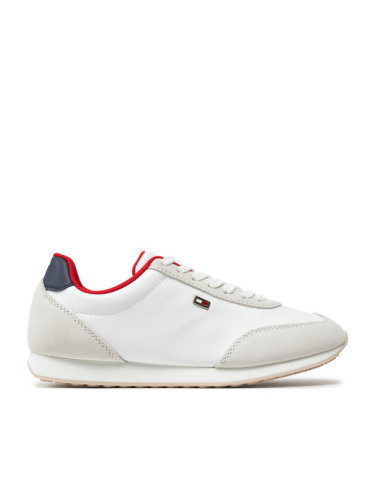 Tommy Hilfiger Сникърси Flag Heritage Runner FW0FW08077 Бял