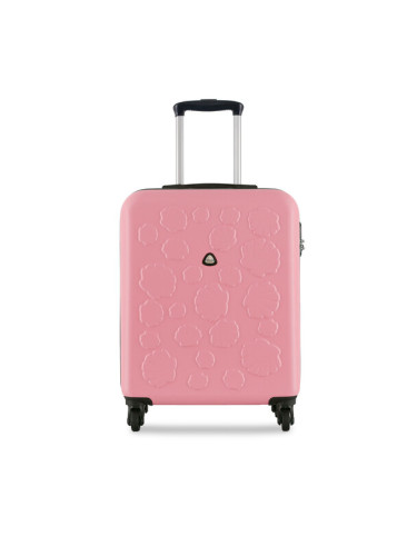 Semi Line Самолетен куфар за ръчен багаж T5697-1 Розов